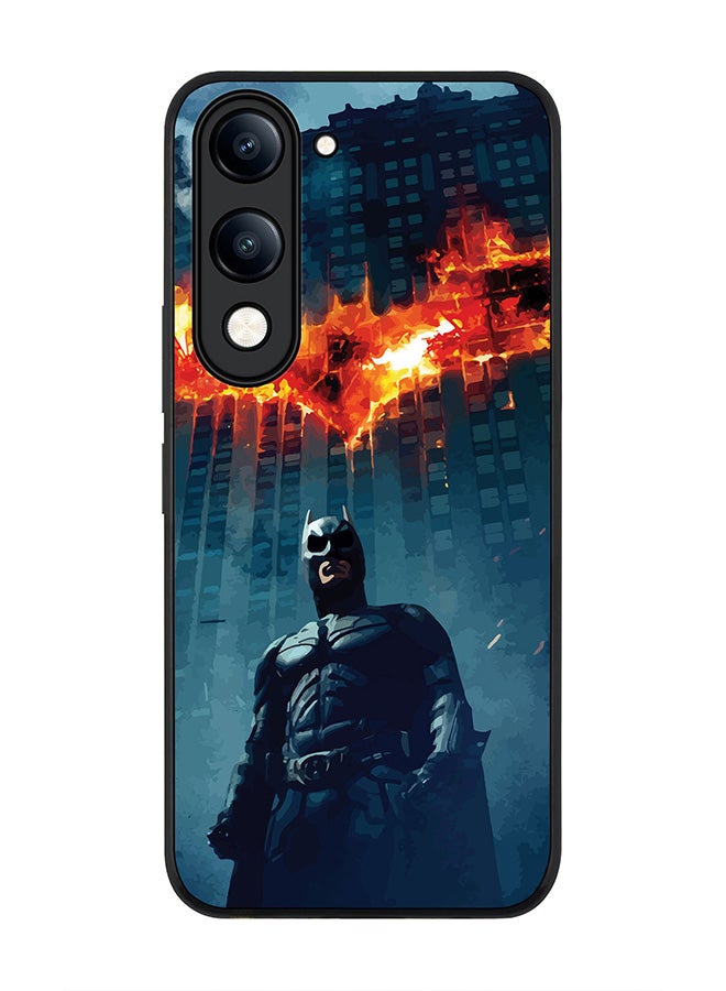 Stylizedd For vivo Y29s 5G / Y19s 5G Case,Slim fit Camera Protection, Shockproof Thin Phone cover  - Burning Batman - Image 1